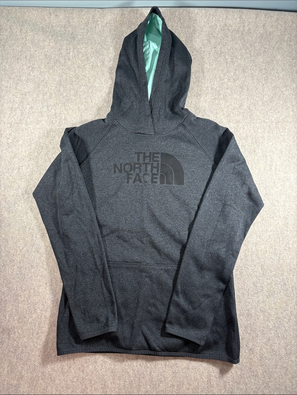 The North Face Women’s Fave Hybrid Pullover Hoodie in Gray size Med